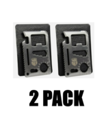 2 Pack SELF-DEFENSE Credit Card EMERGENCY Survival 11 IN 1 MULTI Tool Knife - $205.01 MXN