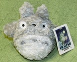 STUDIO GHIBLI MY NEIGHBOR TOTORO PLUSH STUFFED 5&quot; ANIMAL w/HANG TAG GREY... - $13.50