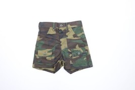 NOS Vintage 90s Streetwear Womens 26 Multipocket Camouflage Canvas Shorts USA - £47.44 GBP