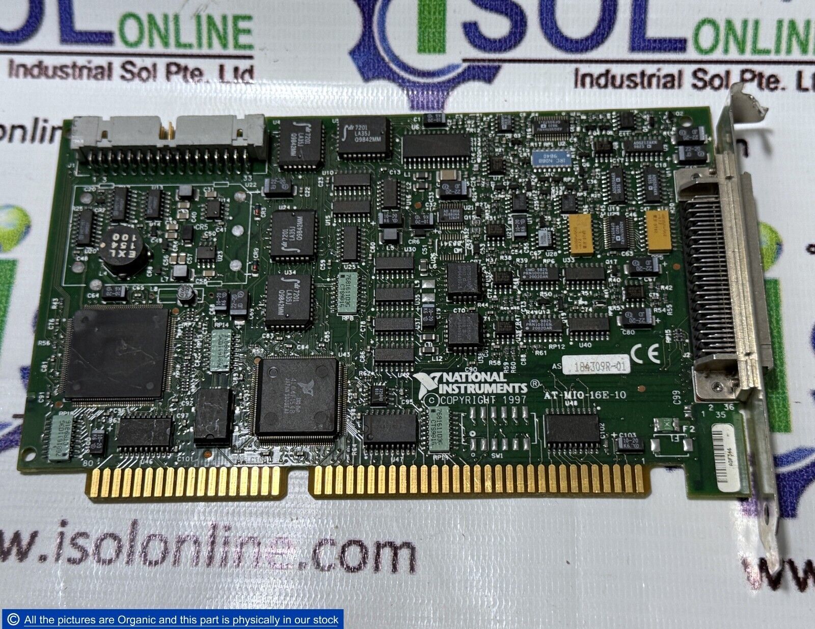 National Instruments AT-MIO-16E-10 ISA Multifunction DAQ Card 184309R-01... - $599.00