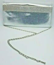 SILVER Tone CALL IT SPRING Purse Wallet Clutch on silver tone Chain EUC - £14.25 GBP