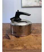 Revere Ware 1801 Whistling Tea Kettle Copper Bottom 2 Quart  A02H - £9.31 GBP