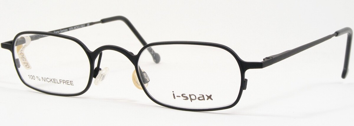 Gafas De Sol Vintage I-SPAX TOM 1 Negro Mate RARO ÚNICO 45-22-139 Alemania - $96.29
