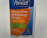 Rexall Ultimate White Whitening Strips Professional Strength 14 Strips E... - $11.51