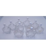 Lot Of 10 Clear Glass Maple Leaf Syrup Bottles Jar - £39.50 GBP