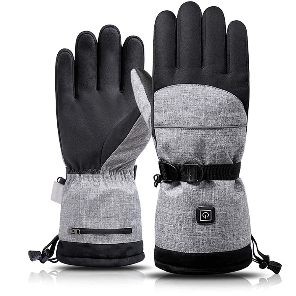 Electric Heating Glove Skiing Glove Windproof Heating Glove USB Glove Riding Glo - £140.20 GBP