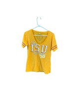 j American ISU Womens Size L Iowa State Cyclones Vneck Jersey Tshirt Tee... - £14.84 GBP