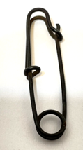 Rare Vintage Antique Metal Safety Pin 1.75 inches Long .50 in Wide - £17.98 GBP
