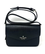 Kate Spade Sadie Envelope Crossbody Purse in Black Leather k7378 New Wit... - £87.21 GBP