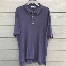Polo Ralph Lauren  US-67 Shirt Men XL  Short Sleeve Navy Blue Waffle Kni... - $16.63