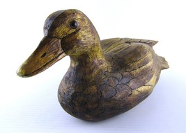 11&quot; Mallard Duck, Hand Carved Aug. 2003 Artist Signed D.P. (Dave Peterson) - £25.59 GBP
