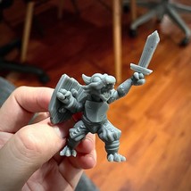 3D Printed Cast n Play Dragonborn Kid Warrior 28mm 32mm D&amp;D - $6.32+