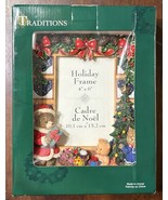 Traditions Cadre de Noel Christmas Holiday Picture Frame 4x6 Teddy Bears... - $393.46 MXN
