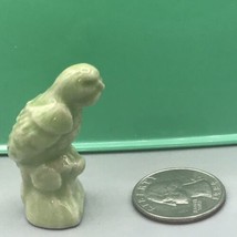 Red Rose Tea Wade Of England Ceramic Figurine Green Hawk Miniature Whimsies - £3.50 GBP