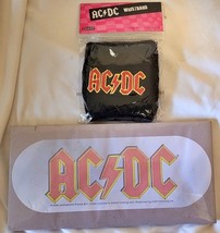 AC / DC Refrigerator Notepad and Embroidered Wristband - £17.46 GBP