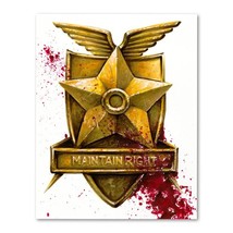 Signed Mad Max&#39;s MFP Badge Poster Print Wall Art 11x14 Unframed - $449.81 MXN