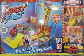 Little Tikes Crazy Fast Flip &amp; Fly Carnival Playset with One Exclusive Pullback - £19.11 GBP