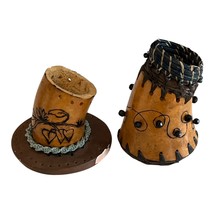 Vintage Handmade Gourd Miniature Hats – Southwestern Folk Art - $381.03 MXN