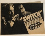 Switch Vintage Tv Guide Print Ad Robert Wagner Eddie Albert TPA15 - £4.72 GBP