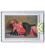 Busty Amatuer 1-Piece Swimsuit PROMO Card Signed in Card Holder! Steve W... - $11.14