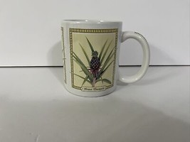 2005 Hilo Hattie Maui Hawaii Island Heritage Tropical Pineapples Collectible Mug - £17.17 GBP