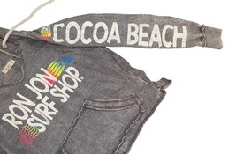 Ron Jon Surf Shop Hoodie Small Cocoa Beach Gray Pullover Sweatshirt image 6