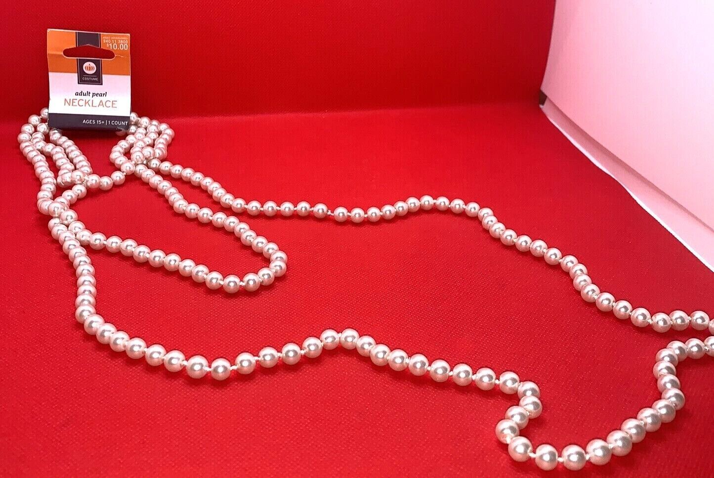 Primary image for Pearl Necklace Adult Costume Fashion Jewelry 240 11 3803