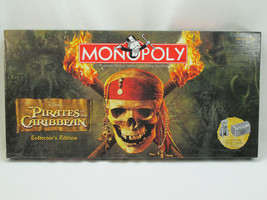 Monopoly Pirates Of The Caribbean 2006 Board Game 100% Complete USAopoly - £19.64 GBP