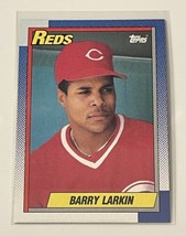 1990 Topps Barry Larkin MLB Cincinnati Reds Baseball Card #10 MLB HOF Short Stop - £1.57 GBP