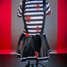 Adult  voodoo gothic suspender dress halloween costume dress SMALL - £11.03 GBP