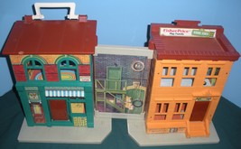 Vtg. Fisher Price Play Family #938 Sesame St. House only/ GOOD-VG (Rough Room) N - $35.00