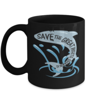 Save The Great White Sharks Marine Conservation mug  - £14.39 GBP