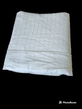 Neiman Marcus Sferra White 600 Thread Count Pima Stripe Sheet Only - £98.92 GBP