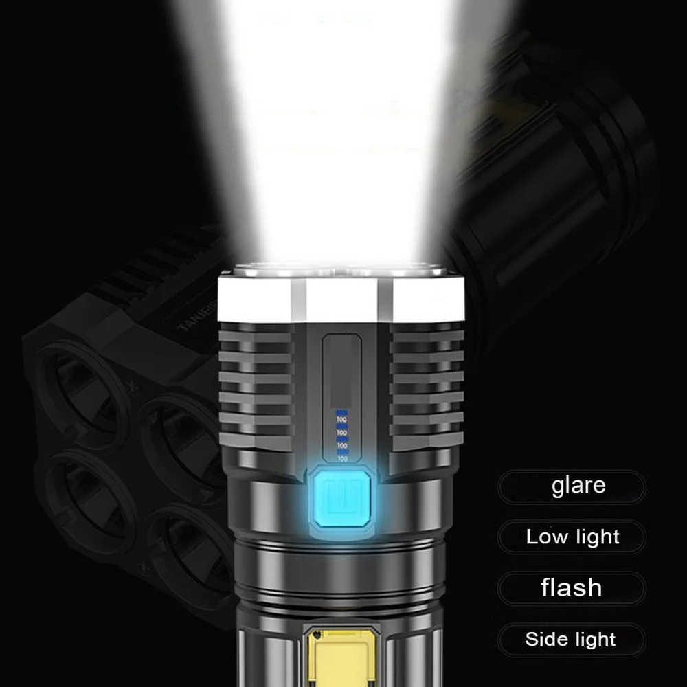 House Home BALDR 4-5 Core Portable LED Flashlight USB Rechargeable Camping Worki - £19.65 GBP