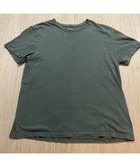 J. Crew jersey classic-fit crewneck T-shirt Large Olive Green #53362 - £9.17 GBP