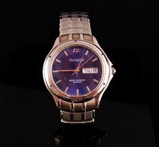NICE Mens Amitron watch -  works great - vintage calendar wristwatch - b... - £74.75 GBP