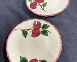 Blue Ridge Crab Apple Set of 2 Bread &amp; Butter Plates 6 1/4” - £5.48 GBP