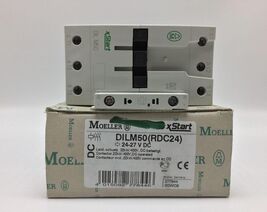 Moeller DILM(C)50(RDC24) xStart Contactor, 24VDC Coil up to 80A at 400V - $115.00