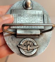 1995 Indianapolis 500 Belt Buckle Corvette Solid Pewter No. 134/500 image 4