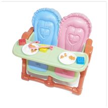 2005 Fisher Price Loving Family Dining Room Twin Baby High Chair Seat H6391 - $111.18 MXN