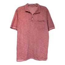 Tommy Bahama Mens Dark Salmon Pink-Orange Short Sleeve Polo Shirt Size Large - £10.16 GBP