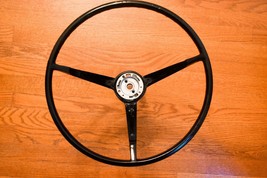 1960,70's FORD Steering Wheel Black OEM - £93.44 GBP