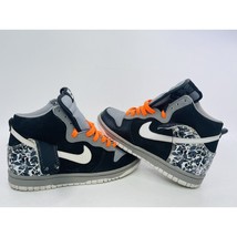 Nike Shoes Child Dunk High Kids Orange Gray Black 308319-004 Size 4.5 - $42.67