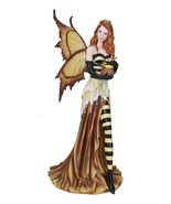 Large 18&quot;H Fantasy Queen Bee Bumblebee Mother Fairy Carrying Honey Pot S... - $2,024.64 MXN