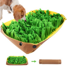 Pet Snuffle Mat For Dogs Cat Boredom Interactive Feed Game Encourages Bo... - £19.90 GBP