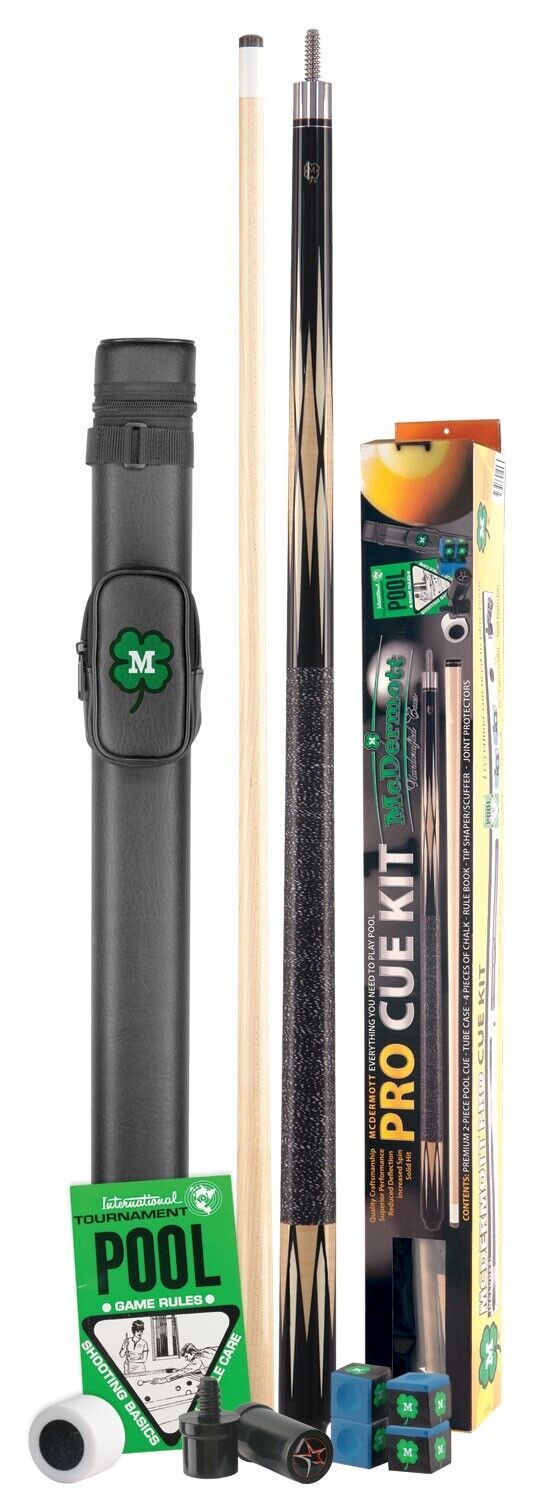 KIT2 PRO McDermott with Michigan Maple Billiard Cue, Case, and Accessories KIT 2 - $180.00