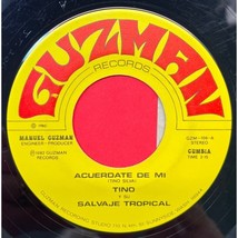 Tino Salvaje Tropical Acuerdate De Mi / Si Te Vas 45 Latin Guzman Record... - £8.35 GBP