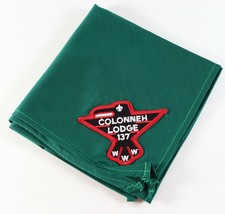 Vintage Colonneh Lodge 137 WWW Order Arrow Boy Scouts America BSA Necker... - £14.14 GBP