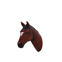 Chestnut Horse Head Statue - $355.68