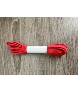 JAK Shoes Red Flat Shoe Laces Strings for Boots Sneakers Athletic Tennis... - $20.91 CAD